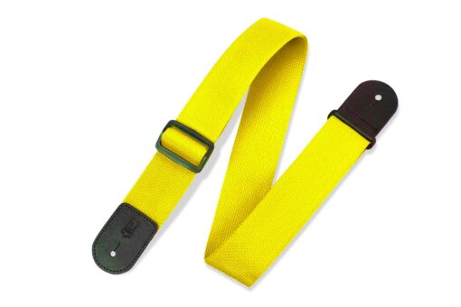 Custom Guitar Strap Polyester Yellow